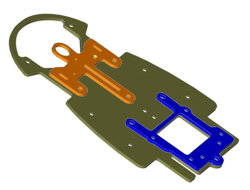 SLOT-GO-KART KIT - Vollgefedert (vorne, hinten), by SCT