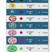 Spurzahnrad RS4 39Z M50 Plastik gelocht m.Alunabe f.Ø3mm -  SCALEAUTO