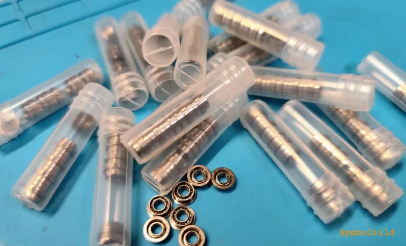 Flanschlager, 6x Lager / Formel Set!, (ABEC7) 3x6x2.5 - MF63 offen (1)