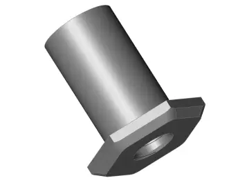 T-Hülse aus Aluminium, Höhe 2.0 mm bis 6.5 mm, Durchmesser 3,0 mm, Gewinde M2, Fahrwerksdistanz, Aluminium mit Sechskantkopf (Schlüsselweite 5 mm)