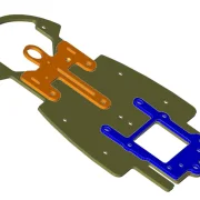 Lackierte Bauteile für den SLOT-GO-KART KIT V1