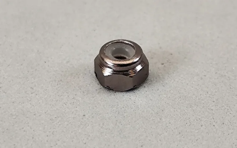 ALU M2 Mutter (1), selbstsichernd, silber/grau, Aluminium