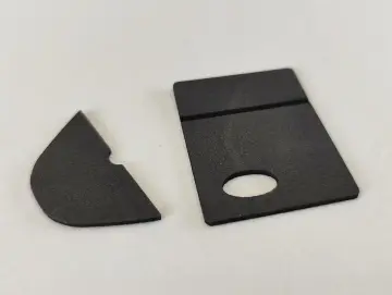 Abdeckung Motor, Frontspoiler, Moosgummi schwarz, f. SLOT-GO-KART by SCT