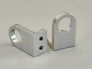 Achsbock/Halter Alu / KURZ / (DMT) H3 bis H7, gefräst