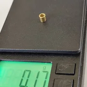 Achsdistanz (1) TTS versch. Längen, Messing, f. Slotcars m .Ø3mm Achsen