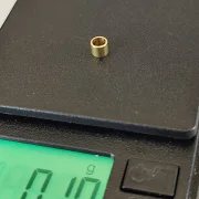 Achsdistanz (1) TTS versch. Längen, Messing, f. Slotcars m .Ø3mm Achsen