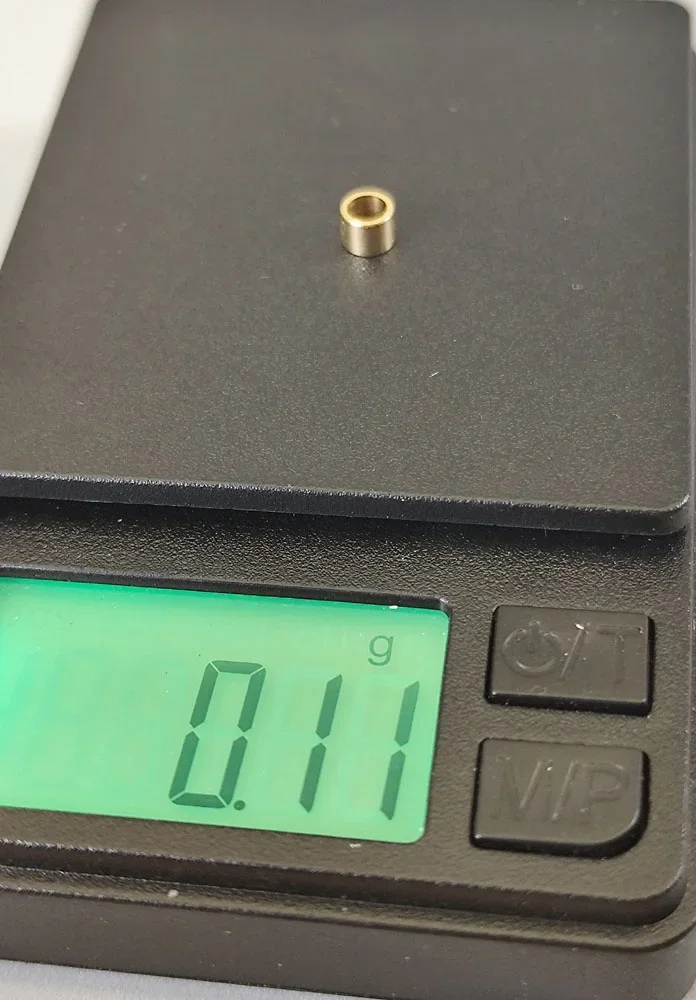 Achsdistanzen BRM, (1) H 0.1 - 3mm, Messing, Stahl, für 3mm Achsen