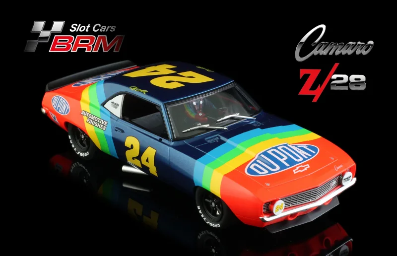Chevrolet Camaro Z28 1969 - #24 Jeff Gordon first win Tribute - Slotcar Maßstab 1:24 analog BRM