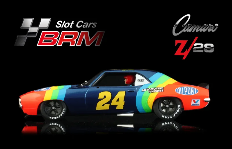 Chevrolet Camaro Z28 1969 - #24 Jeff Gordon first win Tribute - Slotcar Maßstab 1:24 analog BRM