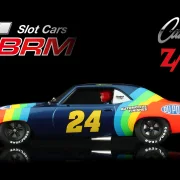 Chevrolet Camaro Z28 1969 - #24 Jeff Gordon first win Tribute - Slotcar Maßstab 1:24 analog BRM