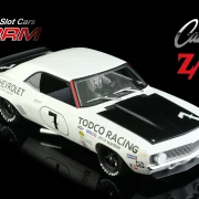 CAMARO Z28 1969 – TODCO RACING #7 - Slotcar Maßstab 1:24 analog BRM Camaro No. 7 in Rennversion mit Metall-Chassis