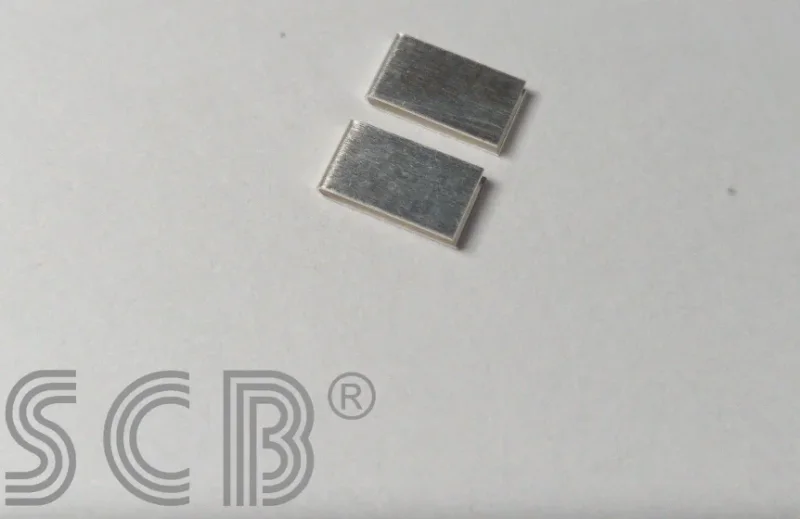 Clip lang, versilbert, schmal/normal - SCB - f. Stromabnehmer/Schleifer