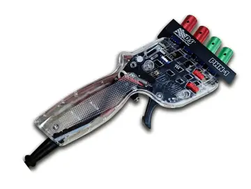 DS Electronic PHN-01 in Wettbewerbsausführung für Bahnen mit negativem Bahnanschluss (Pluspol geregelt), Geschwindigkeitsregler analog