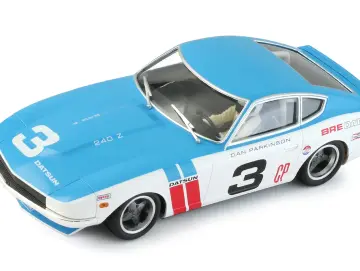 Datsun 240Z No. 3, Slotcar Maßstab 1:24 analog in Rennversion mit Metall-Chassis