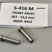 Einzel-Achsen 2x Ø3x15,5mm f.Slotcars 1:24 BRM - Einzerad, vorne