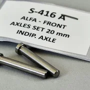 Einzel-Achsen 2x Ø3x20,0mm f.Slotcars 1:24 BRM - Einzerad, vorne