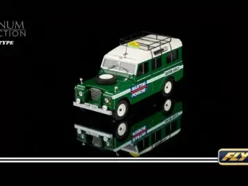 FLY Slotcar 1:32 Analog FLY Land Rover Safari Rallye, Platinum Collection, Hi-Detail-Resin-Ausführung