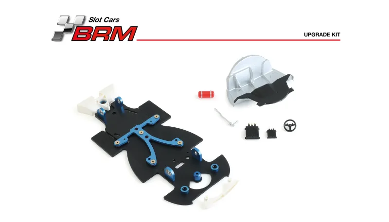 Fahrwerk-Upgrade Kit 1:24 BRM 88C inkl. Aluminium-Chassis zur Umrüstung auf neue Technik
