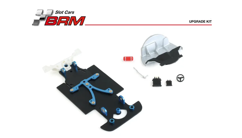 Fahrwerk-Upgrade Kit 1:24 BRM C9 inkl. Aluminium-Chassis zur Umrüstung auf neue Technik