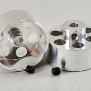 Felge MB AD Ø18,1x8mm, ID 16,4 mm, Aluminium gelocht m. Flachhump f.Ø3mm