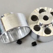 Felge MB AD Ø18,1x8mm, ID 16,4 mm, Aluminium gelocht m. Flachhump f.Ø3mm