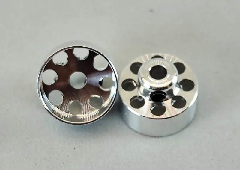Felgen Design AD Ø19,0xB6 / ID 18,1 mm, f. Ø3mm Racing Aluminium mit Löchern. verlängerte Nabe