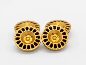 Felgeneinsätze weiss f.Slotcars 1:24 BRM GR2 - BMW 2002, Datsun 240Z, Ford Capri + Escort, Opel Kadett, Porsche 911, VW Scirocco, Alfa Romeo - Giulia