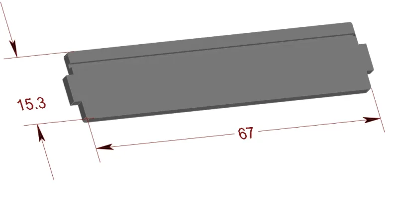 Flügelteil (1) versch. Breiten, unten hängender Spoiler (FLEX-FLÜGEL)