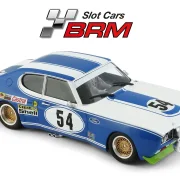 Ford Capri No. 54, 24h Le Mans 1972 - #54 Shell G.Birrel - C.Bourgoignie - Slotcar Maßstab 1:24 analog in Rennversion mit Metall-Chassis