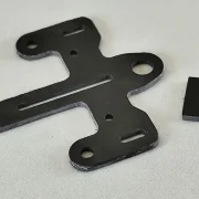 Frontdämpfer, Front-Achsträger, GFK schwarz, 1,5 mm dick., f. SLOT-GO-KART by SCT
