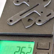 Frontdämpfer, Front-Achsträger, GFK schwarz, 1,5 mm dick., f. SLOT-GO-KART by SCT