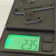 Frontdämpfer, Front-Achsträger, GFK schwarz, 1,5 mm dick., f. SLOT-GO-KART by SCT