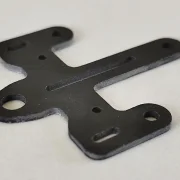 Frontdämpfer, Front-Achsträger, GFK schwarz, 1,5 mm dick., f. SLOT-GO-KART by SCT