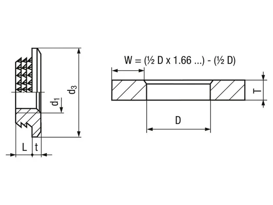 Gewindeeinsatz; Messing; M2; ; L: 1,35mm; für Kunststoff, GFK, CFK