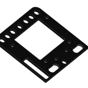 Heckdämpfer, Motor-Achsträger, CFK schwarz, 1,5 mm dick.