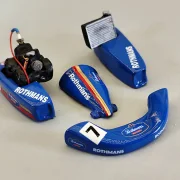 Lackierte Bauteile für den SLOT-GO-KART KIT - V4