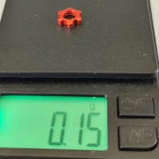 Leitkiel-Befestigungsmutter ALU 2mm flach, M5, 1:24 Pro Light Alumiunium f.Ø4,8mm