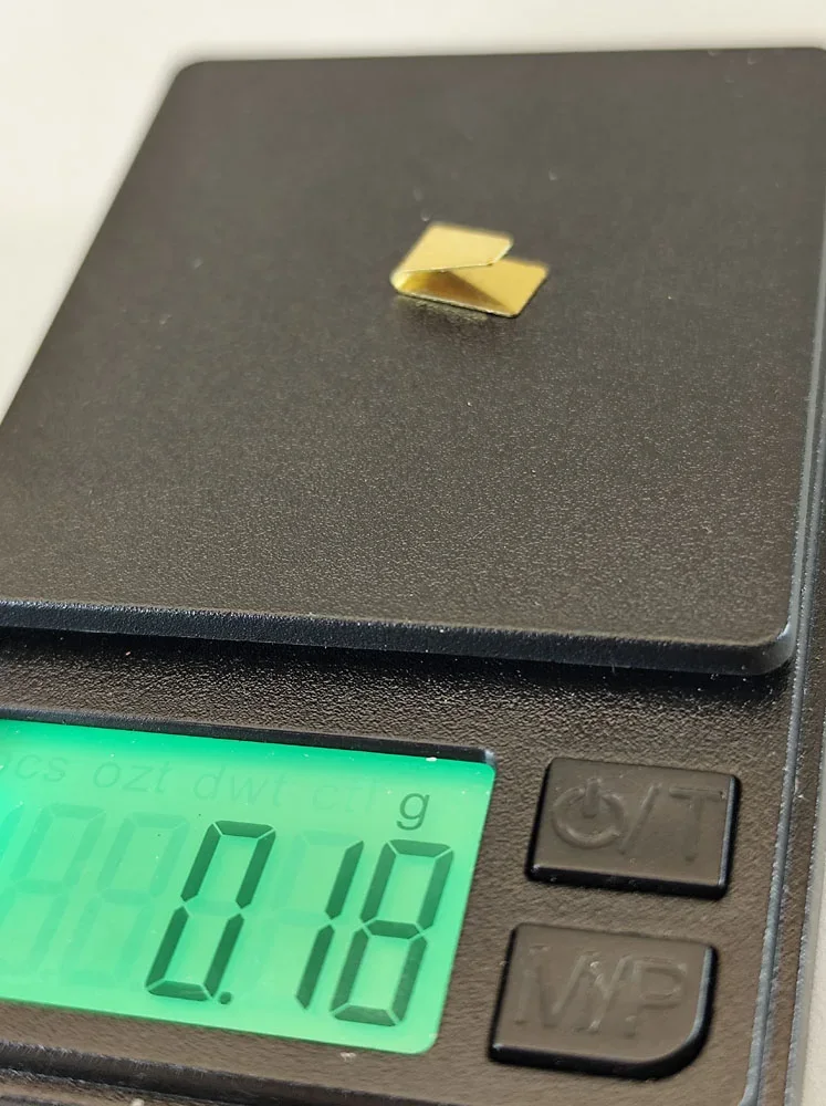 Leitkiel-Kontaktclip (1) 1:24 Messing zum Stromabnehmer-/Motorkabelanschluß f. -Leikiele