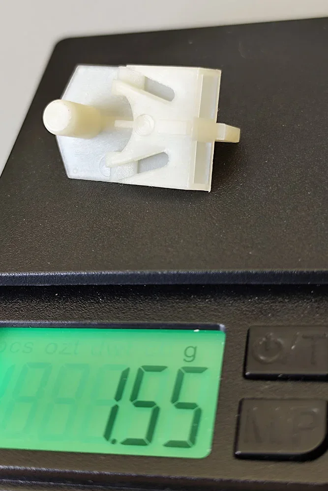 Leitkiel Red Fox CUTDOWN (nieder), "High Performance", weiss, ohne Gewinde