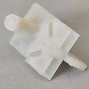 Leitkiel Red Fox CUTDOWN (nieder), weiss, mit Gewinde vorgeschnitten