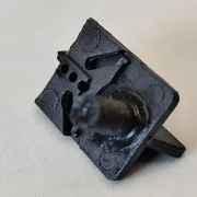 Leitkiel Red Fox uncut (hoch), schwarz, mit Gewinde vorgeschnitten