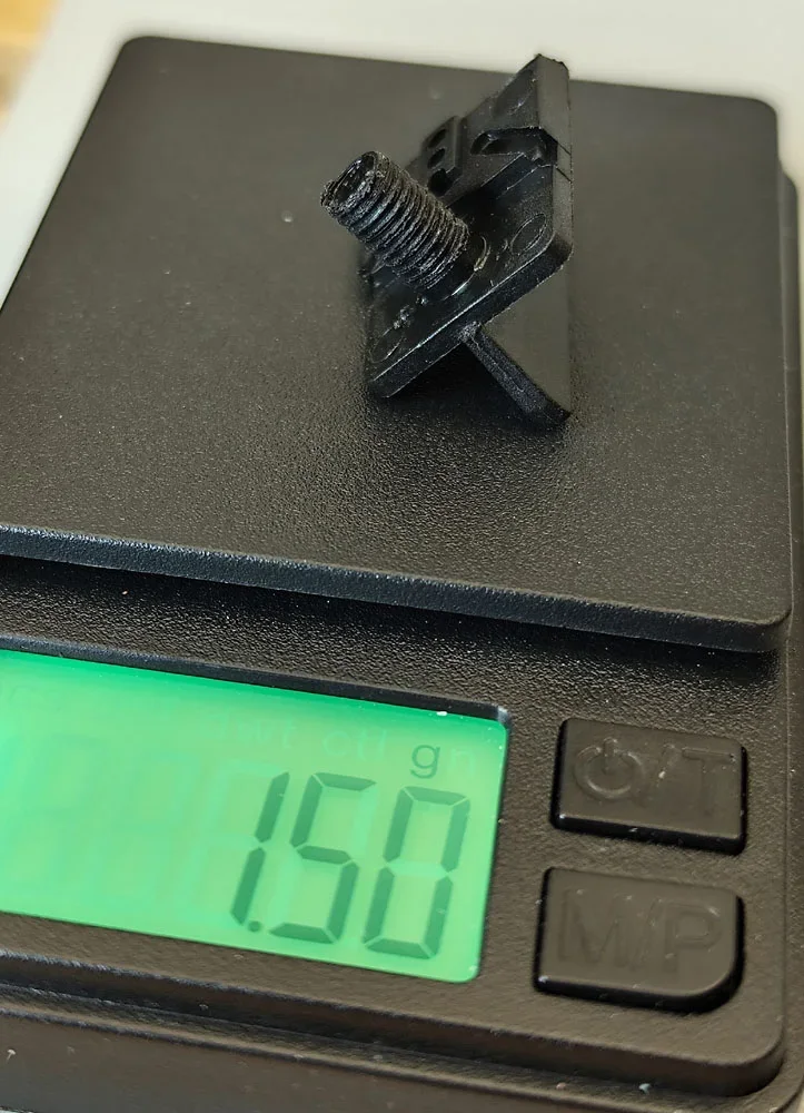 Leitkiel Red Fox uncut (hoch), schwarz, mit Gewinde vorgeschnitten