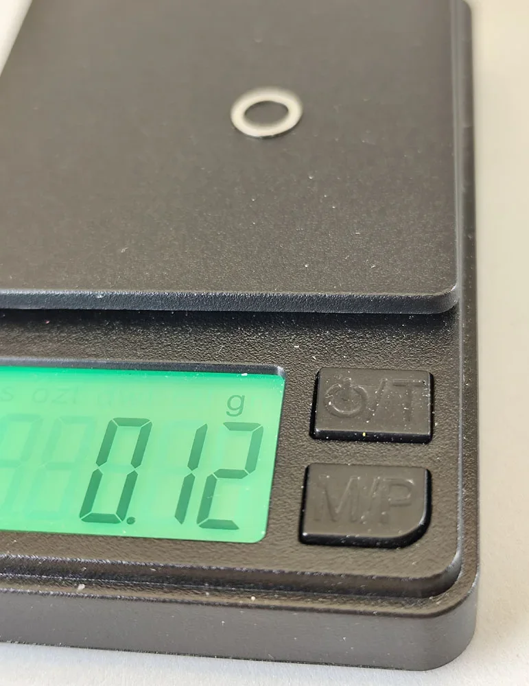 Leitkiel-Unterlegscheibe 5x7x0,3 (1), ID 5 mm, AD 7mm, H 0,3mm, Edelstahl