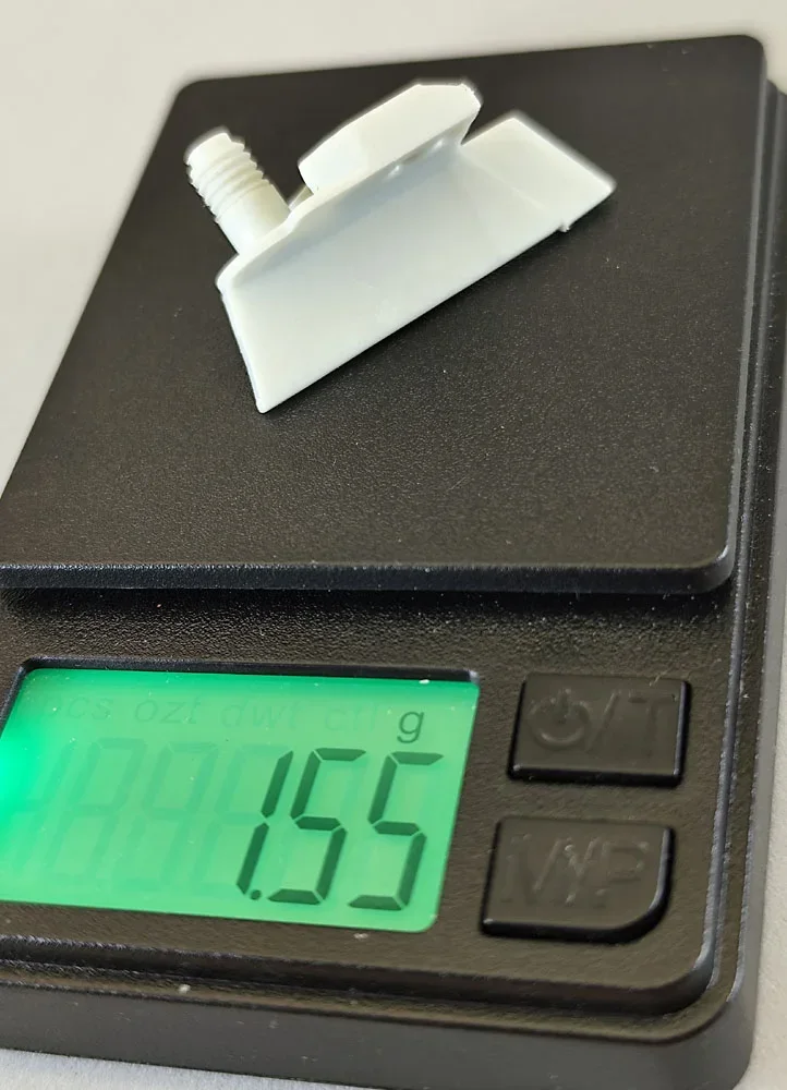 Leitkiel low profile, Kieltiefe 9,1mm, langes Schwert, f. Ø4,8mm, 1:24 Pro Super Sport QRC, ca 0,8mm Dicke