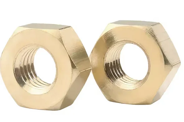 M2 Mutter (1), STD, MESSING, normale Höhe 1,3mm