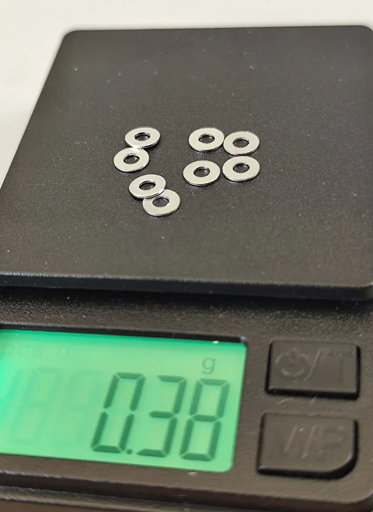 M2 Unterlegscheibe M2x5x0,3 (1), Edelstahl