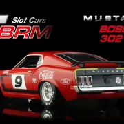 MUSTANG BOSS 302 – Trans-AM Mustang 1970 - #9 Allan Moffat Racing Team Allan Moffat  - Slotcar Maßstab 1:24 analog BRM in Rennversion mit Metall-Chassis