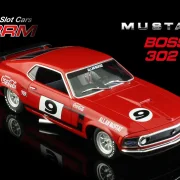 MUSTANG BOSS 302 – Trans-AM Mustang 1970 - #9 Allan Moffat Racing Team Allan Moffat  - Slotcar Maßstab 1:24 analog BRM in Rennversion mit Metall-Chassis