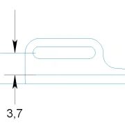 Motorhalter 13 D - Doppelschraube / Aluminium (CNC) für SCT DSC Chassis und SCT entwicklete Chassis