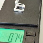 Motorhalter 13 D, tief / Aluminium mit Gegenhalter